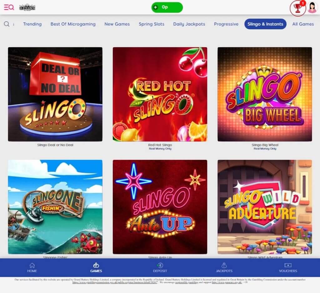 Slot Ranch Casino Desktop preview 1