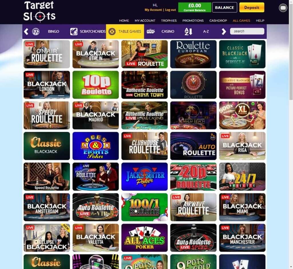 Target Slots Casino Desktop preview 2