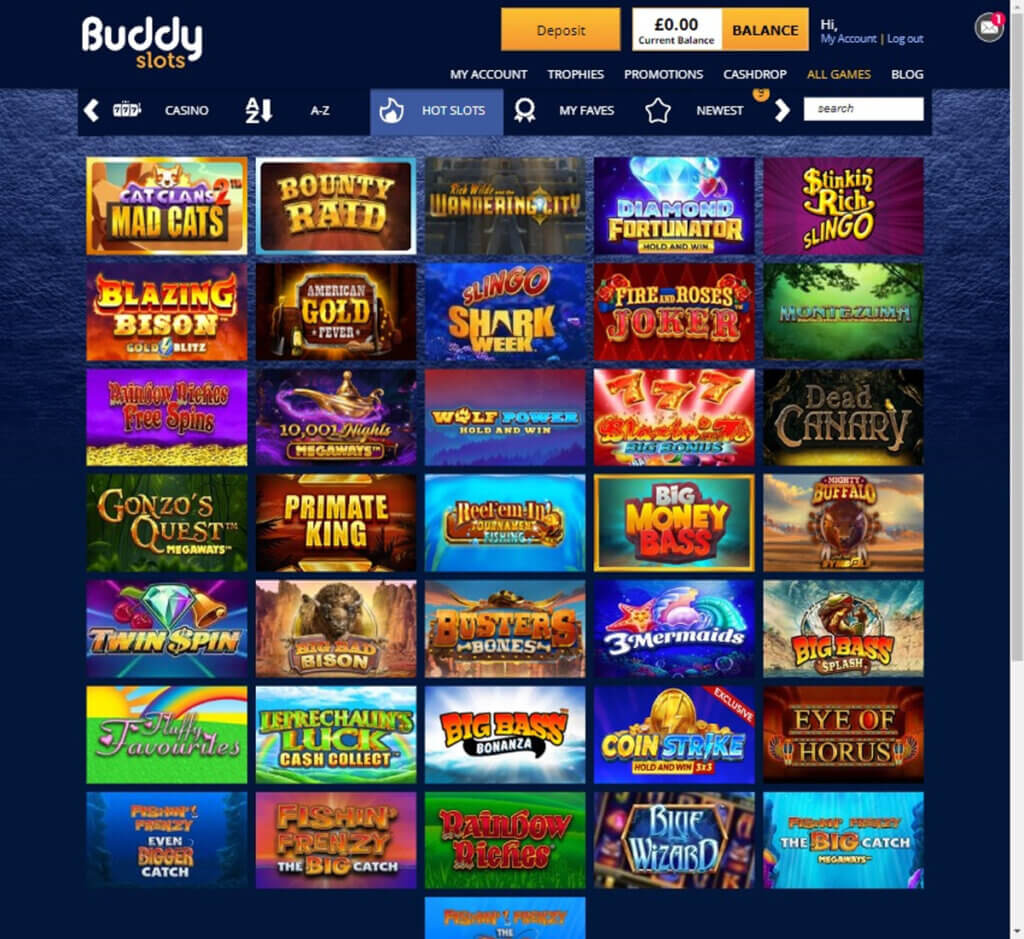 Buddy Slots Casino Desktop preview 2