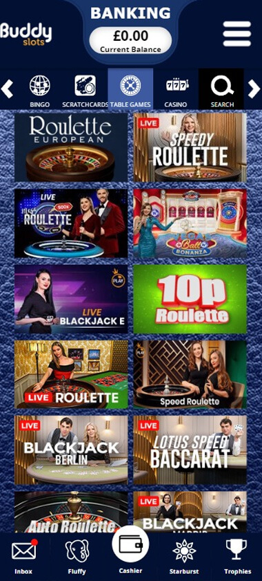 Buddy Slots Casino Mobile Preview 1