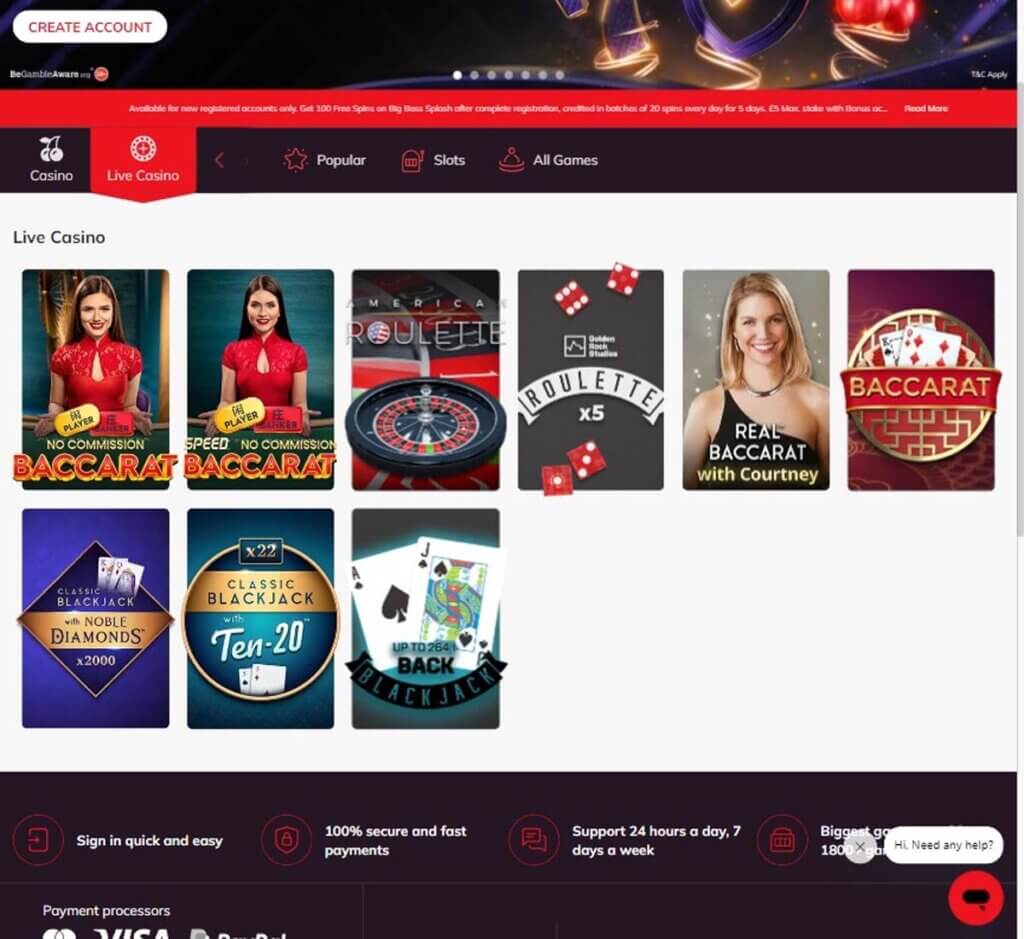 MadSlots Casino Desktop preview 2