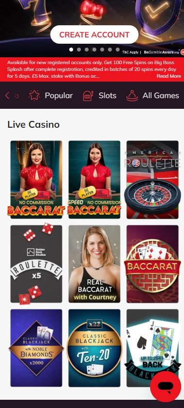 MadSlots Casino Mobile Preview 2