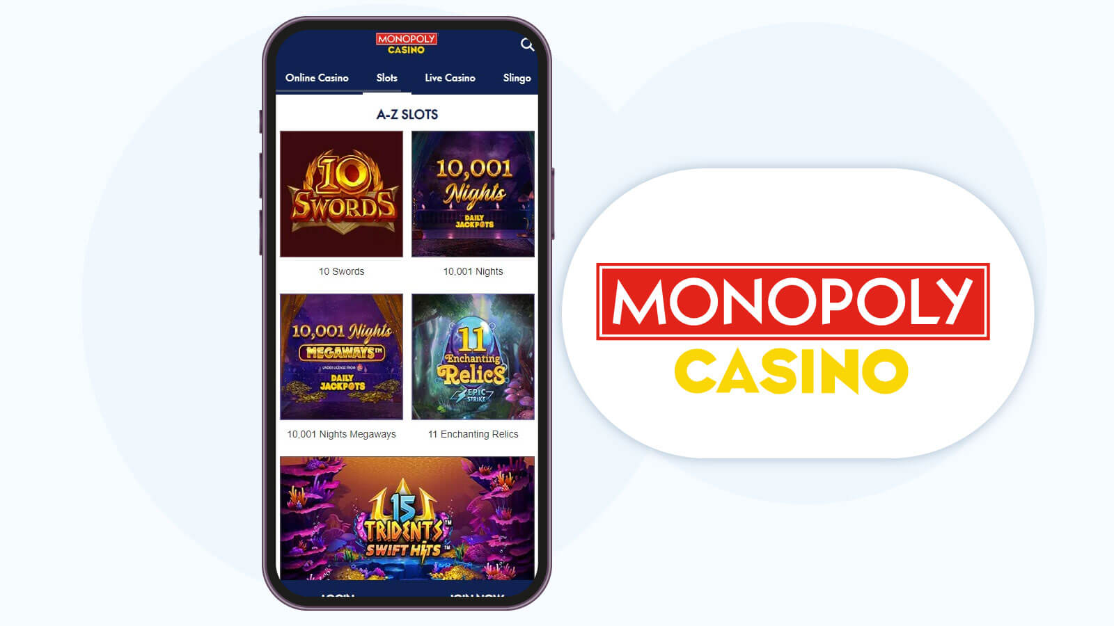 Monopoly casino lobby