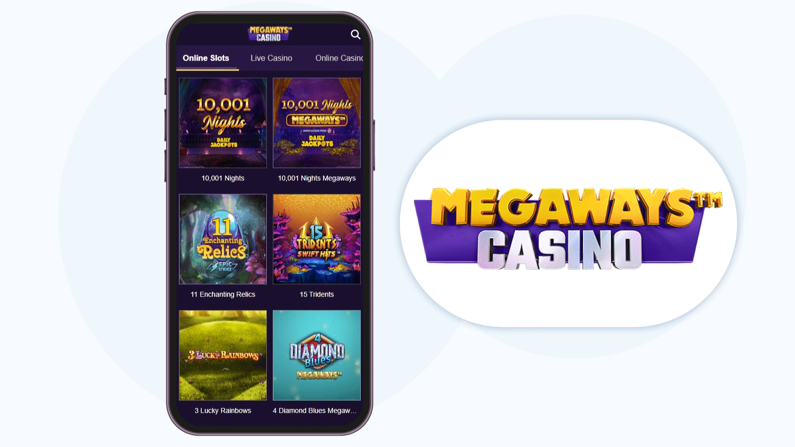 Megaways Casino lobby