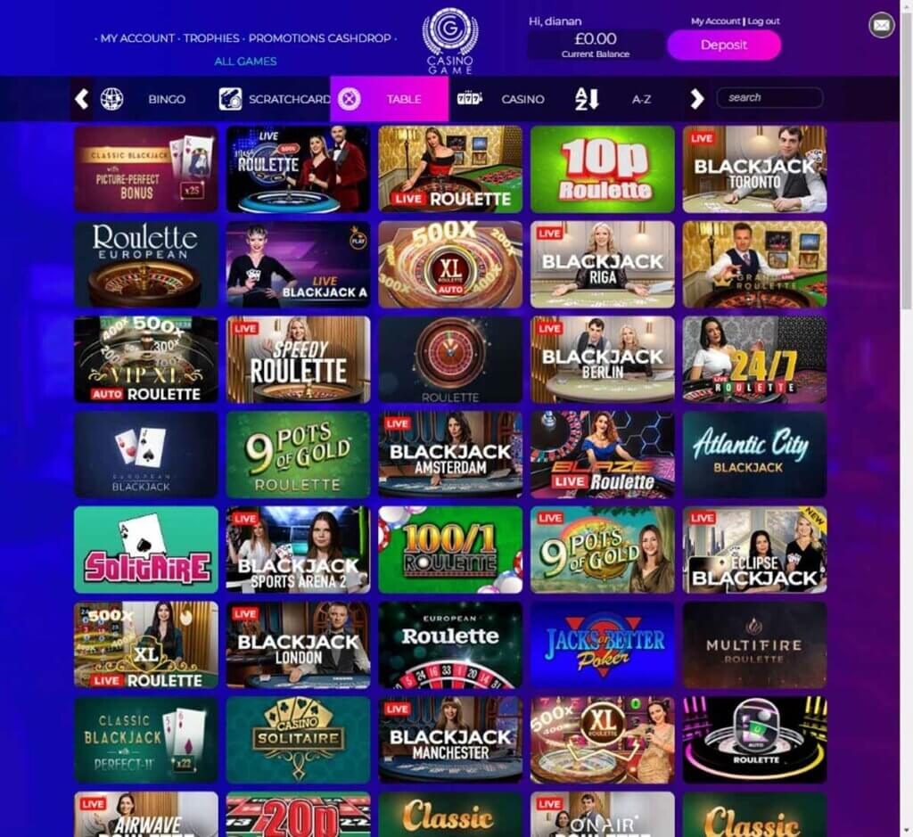 Casino Game Desktop preview 1