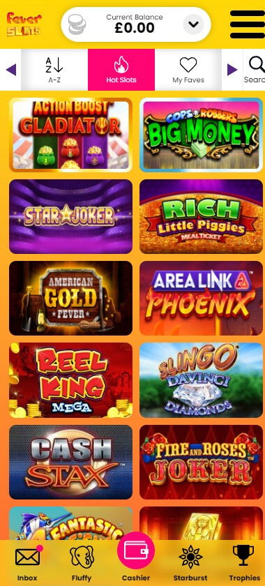Fever Slots Casino Mobile Preview 1