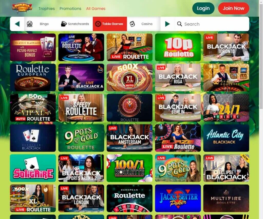 Jungle Reels Casino Desktop preview 2