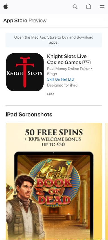 KnightSlots Casino App preview 1