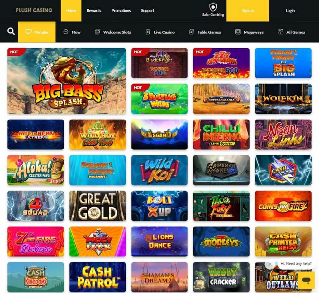 Plush Casino Desktop preview 1