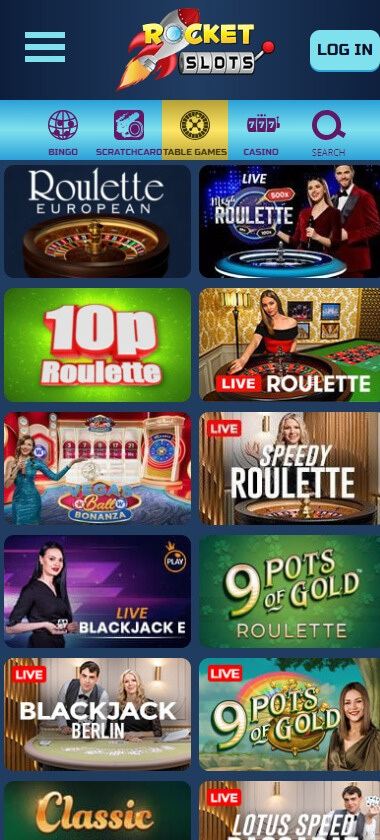 Rocket Slots Casino Mobile Preview 2