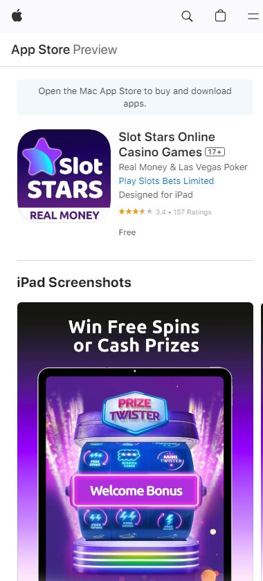 SlotStars Casino App preview 1