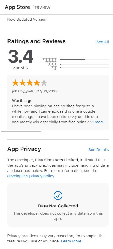SlotStars Casino App preview 2